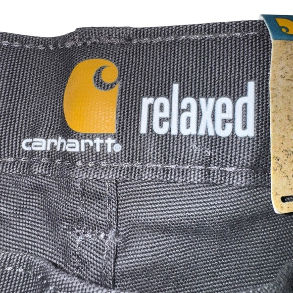 Carhartt Rugged Flex Rigby 5 Pocket Cargo Jean Size 38x30 Relaxed Fit Gray New - Picture 8 of 13